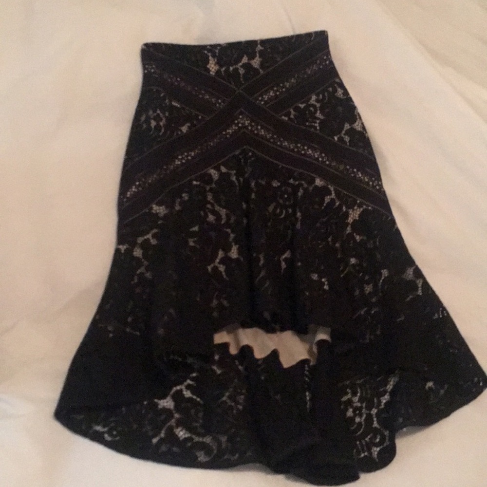 High waisted lace LOVER skirt